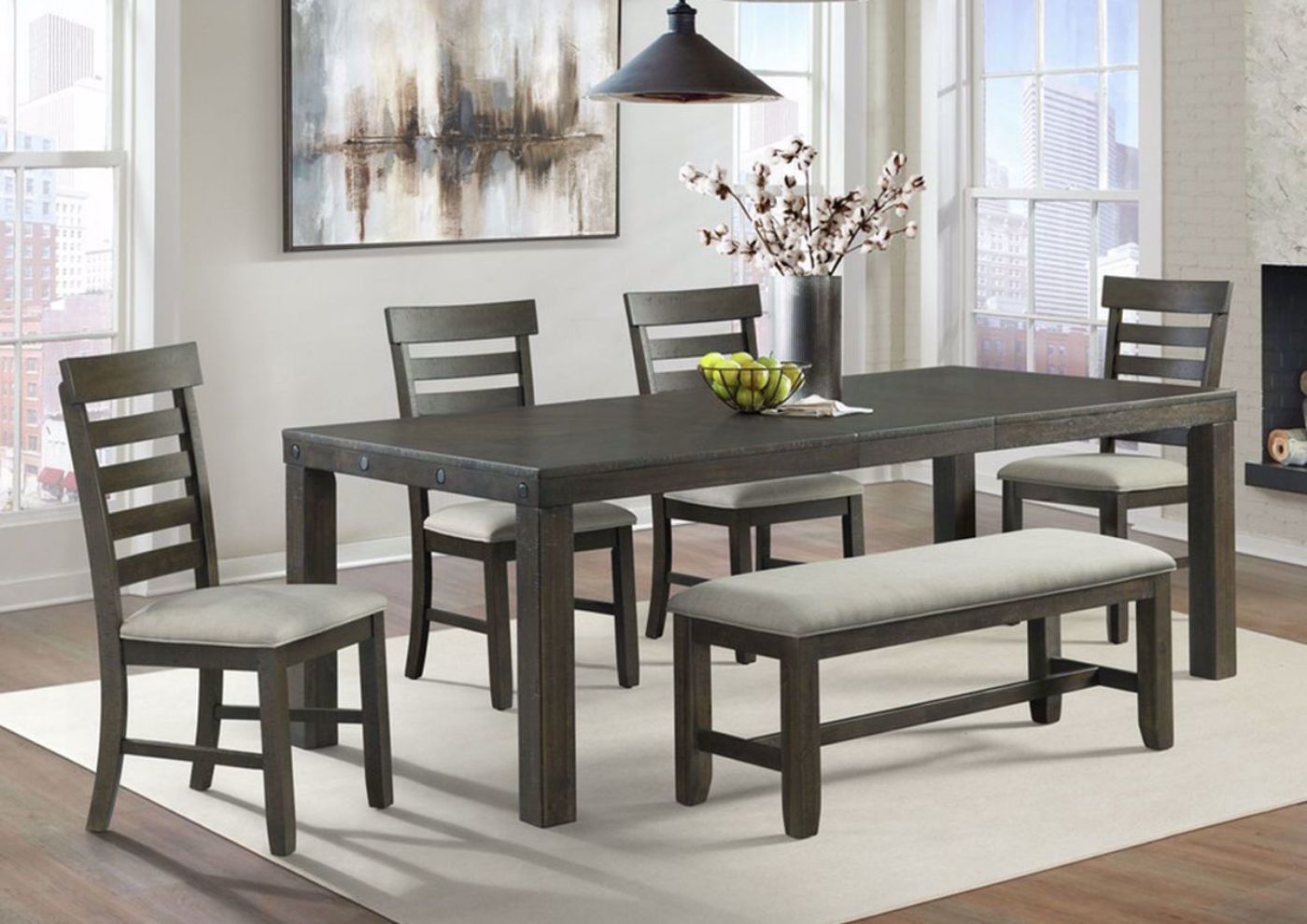 Colorado Standard Height Dining Table Set | Home Furniture Plus Bedding