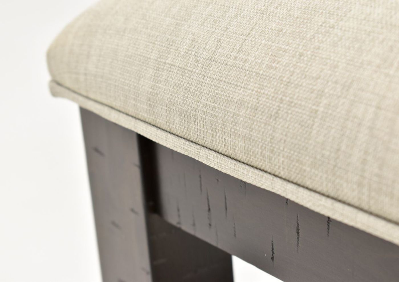 Brown Colorado Standard Height Bench close up | Home Furniture Plus Bedding