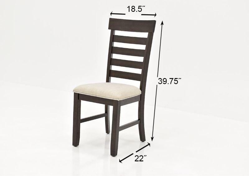 Brown Colorado Standard Height Chair dimensions | Home Furniture Plus Bedding