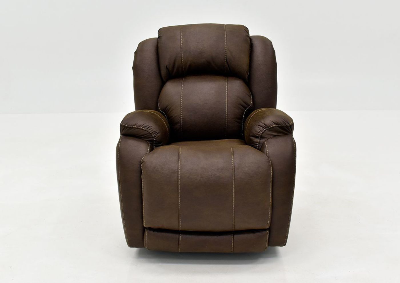 Denali Recliner with Brown Microfiber Upholstery by HomeStretch | Home Furniture + Mattress