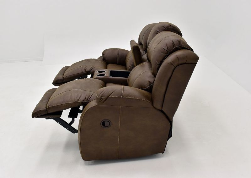 Denali Reclining Loveseat Brown Home Furniture
