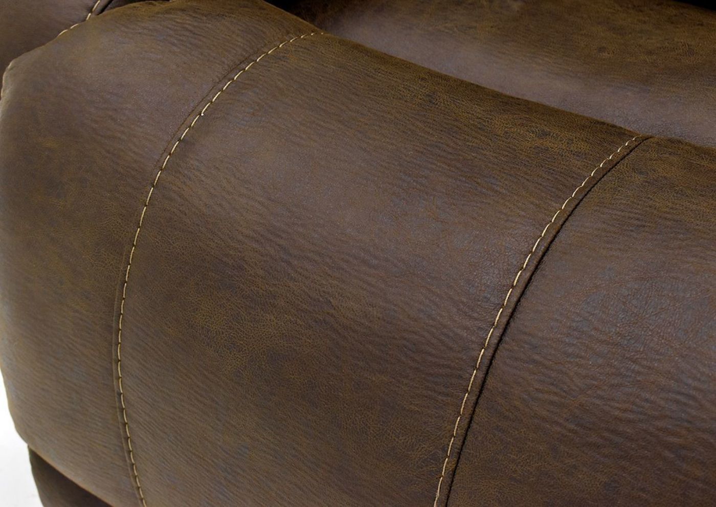 Close Up Recliner Footrest on the Brown Denali Recliner by HomeStretch | Home Furniture Plus Bedding