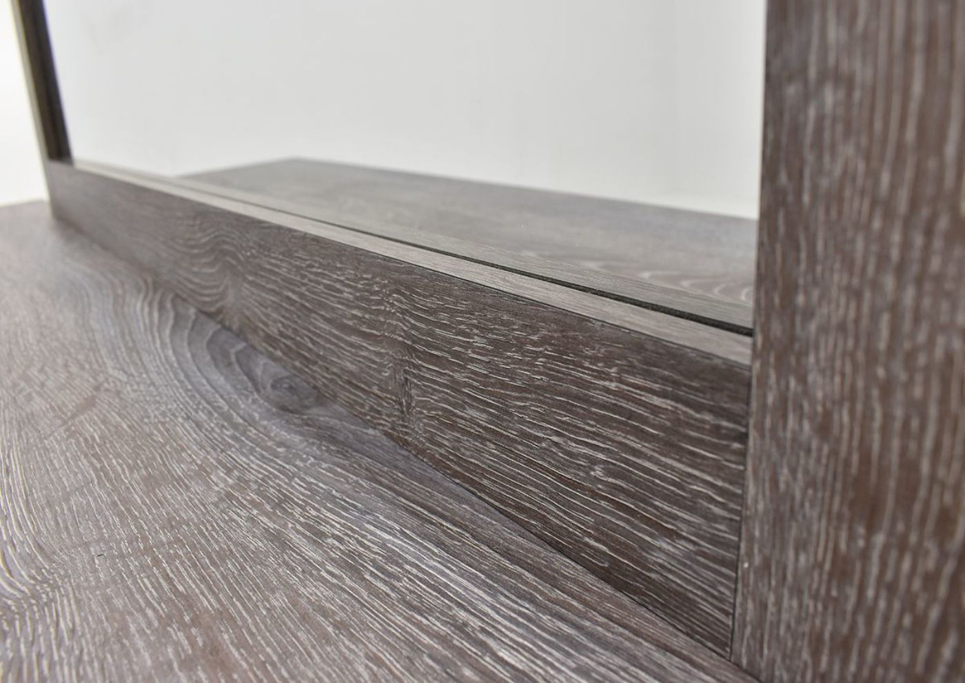 Dresser Top With Lower Area of the Mirror on the Bateson Dresser with Mirror | Home Furniture Plus Bedding