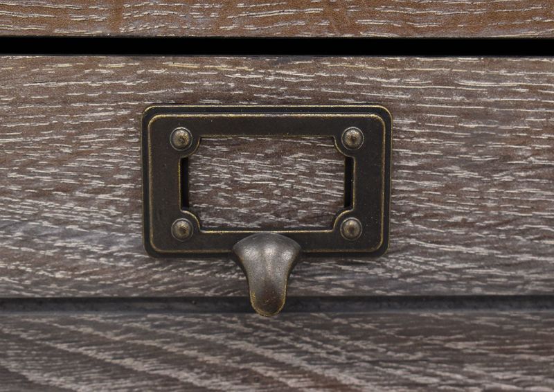 Close Up of the Drawer Accents on the Bateson Bedroom Collection | Home Furniture Plus Bedding