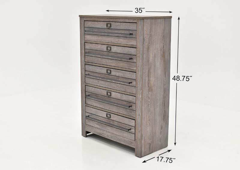Bateson Chest of Drawers by Crownmark Dimensions | Home Furniture Plus Bedding