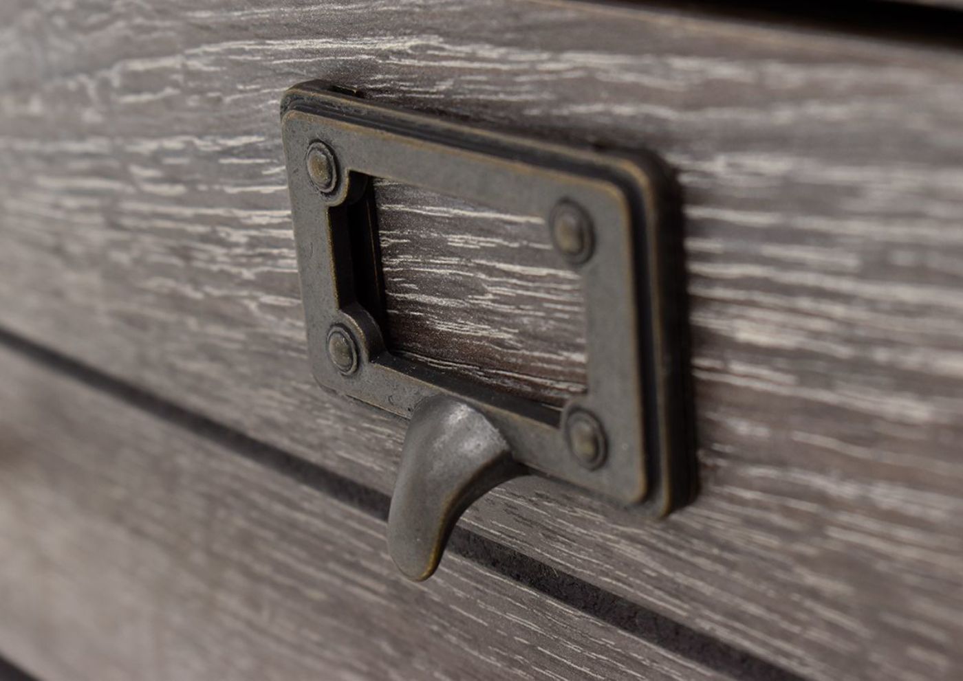 Close Up of the Drawer Accents on the Bateson Bedroom Collection | Home Furniture Plus Bedding