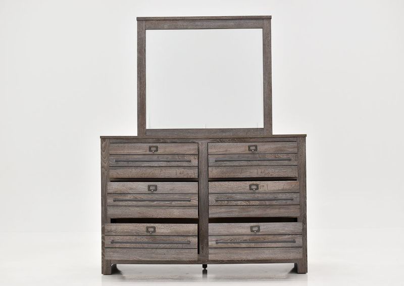 Front Facing View of the Bateson Dresser with Mirror | Home Furniture Plus Bedding