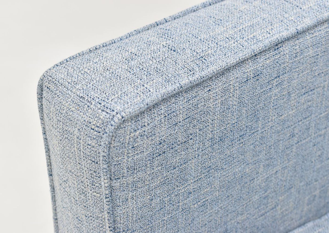 Arm Details on the Ellison Swivel Accent Chair - Light Blue | Home Furniture Plus Bedding