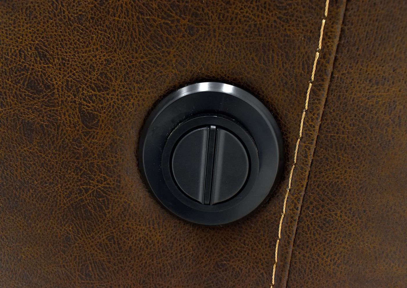 Brown Denali POWER Reclining Sofa by HomeStretch Power Recline Button | Home Furniture Plus Bedding