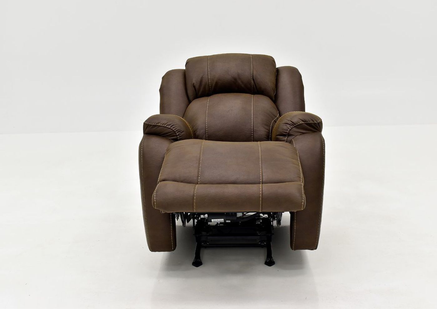 Brown Denali POWER Recliner by HomeStretch Front opened View | Home Furniture Plus Bedding