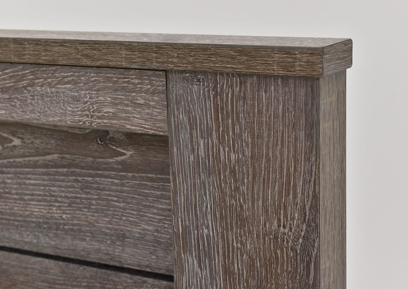 Close Up of the Top Right Corner of the Bateson Headboard | Home Furniture Plus Bedding