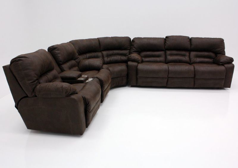 View from the Left Side of the Legacy Power Reclining Sectional Sofa | Home Furniture Plus Bedding