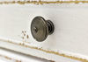 Drawer Knob on the White Magnolia Manor Rectangle Coffee Table | Home Furniture Plus Bedding