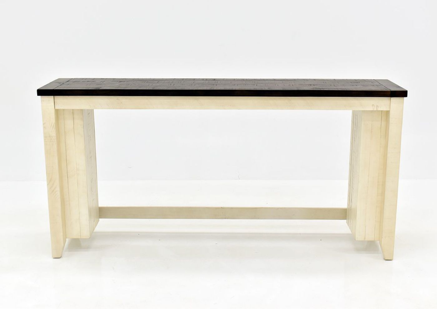 White Madison County 4 Piece Bar Set by Jofran Showing the Table From the Front | Home Furniture Plus Bedding