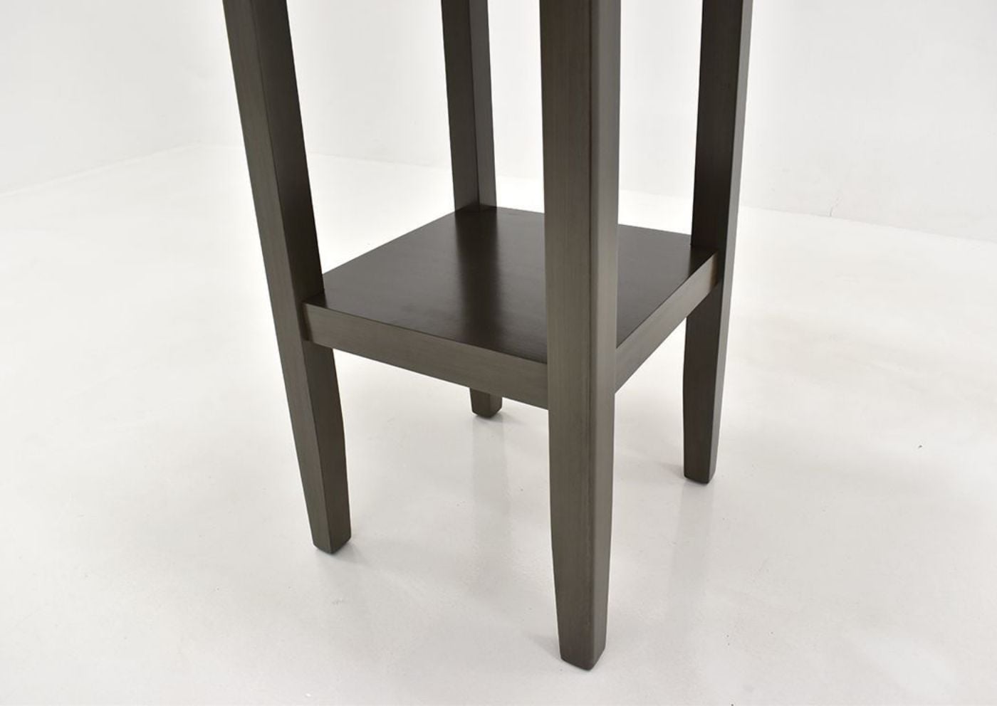 Gray Loft Counter Height Dining Table Set by Standard Furniture Showing a View of the Table Base and Shelf | Home Furniture Plus Bedding