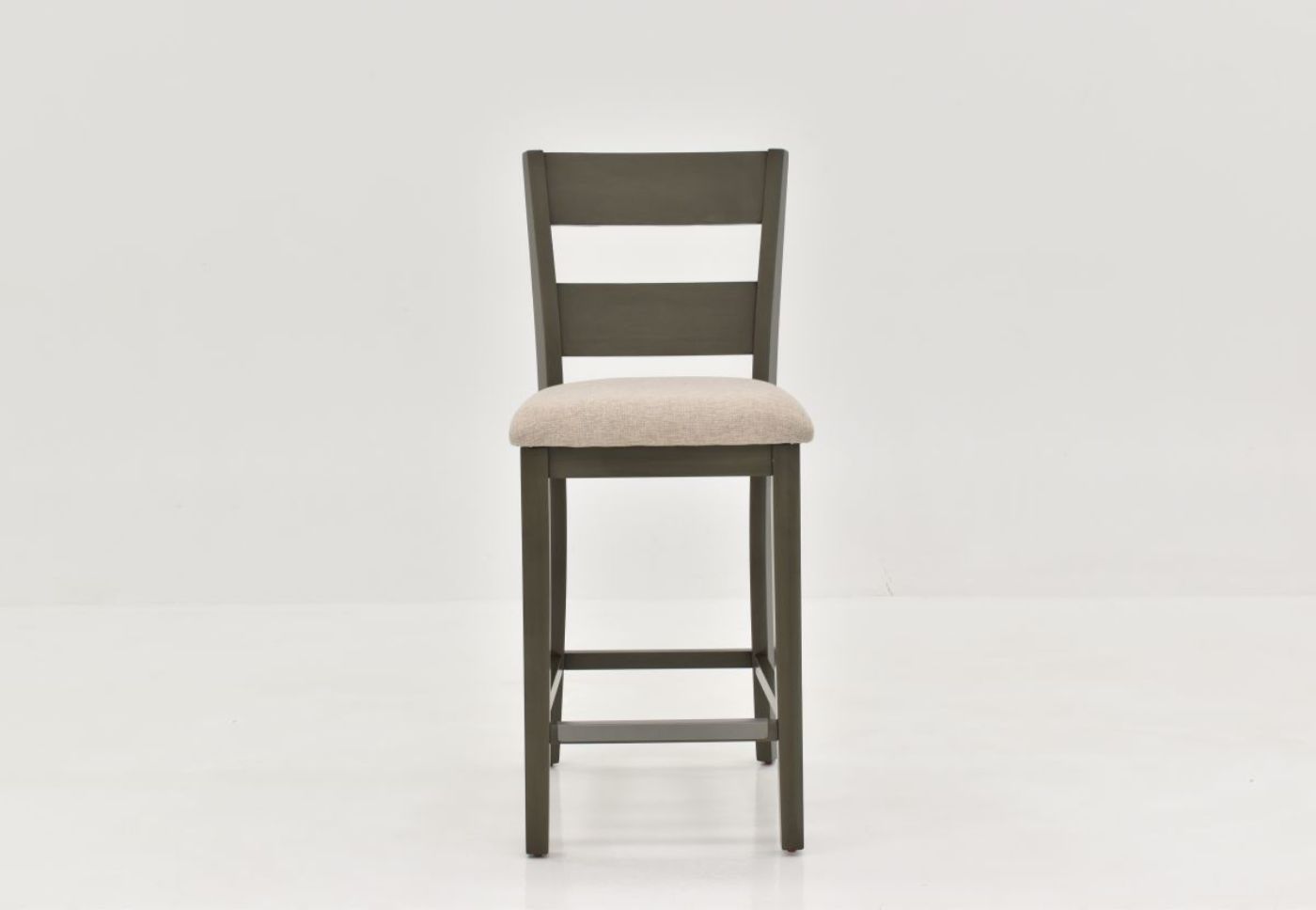 Gray Loft Counter Height Dining Table Set by Standard Furniture Showing a View of the Barstool Facing Front | Home Furniture Plus Bedding