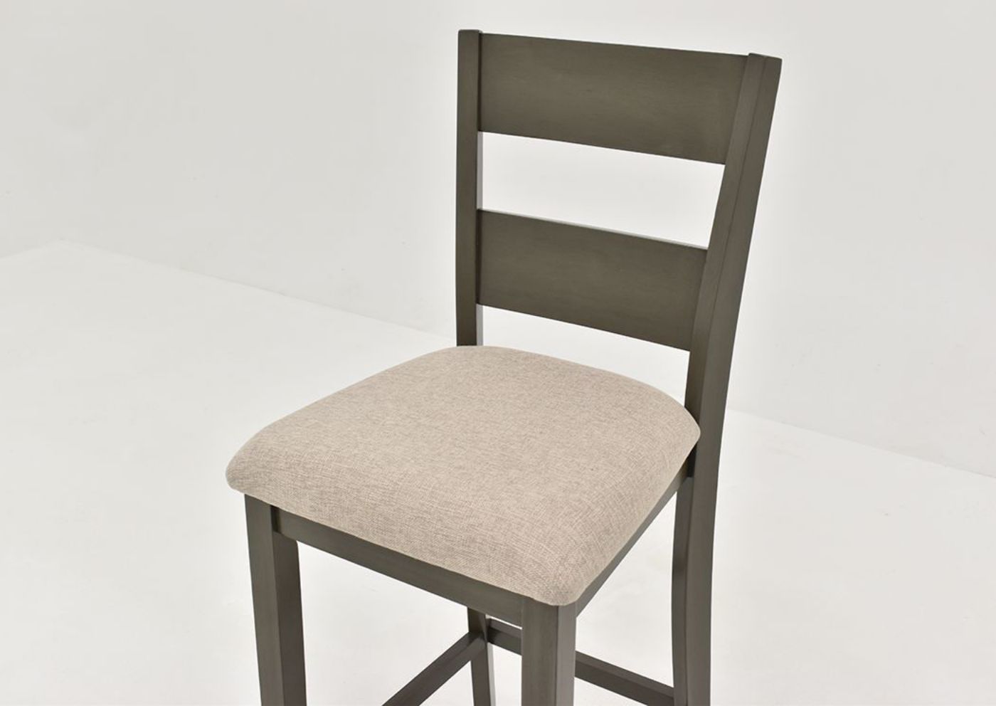 Gray Loft Counter Height Dining Table Set by Standard Furniture Showing a View of the Barstool Seat and Back | Home Furniture Plus Bedding