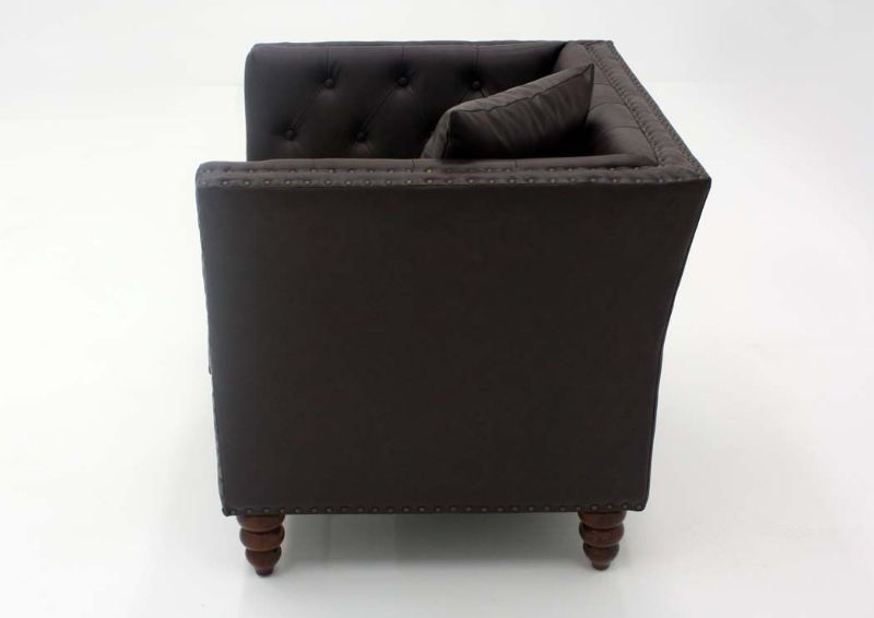 Brown Westerly Chair, Side View | Home Furniture Plus Bedding