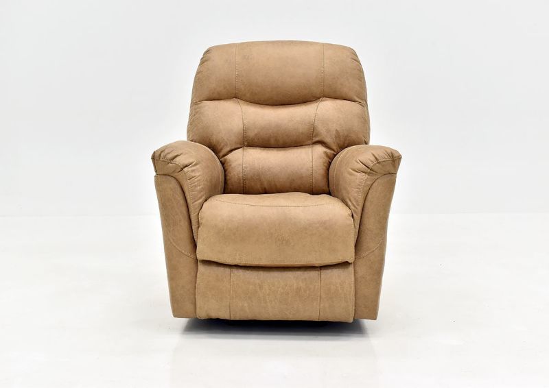 Tan Sierra Rocker Recliner by HomeStretch Showing the Front View, Made in the USA | Home Furniture Plus Bedding