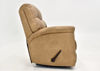 Tan Sierra Rocker Recliner by HomeStretch Showing the Side View, Made in the USA | Home Furniture Plus Bedding