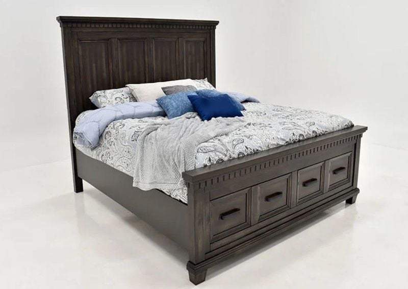 Picture of McCabe King Size Storage Bed - Brown