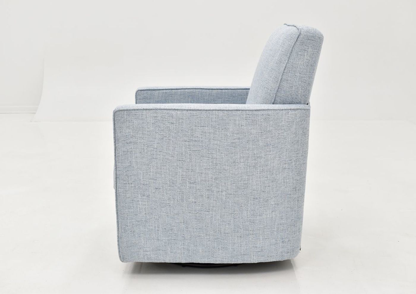 Picture of Ellison Swivel Accent Chair - Light Blue
