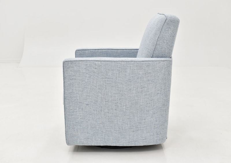 Picture of Ellison Swivel Accent Chair - Light Blue