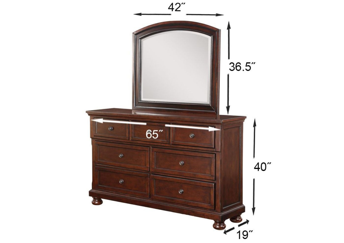 Picture of Sophia Queen Storage Bedroom Set - Brown