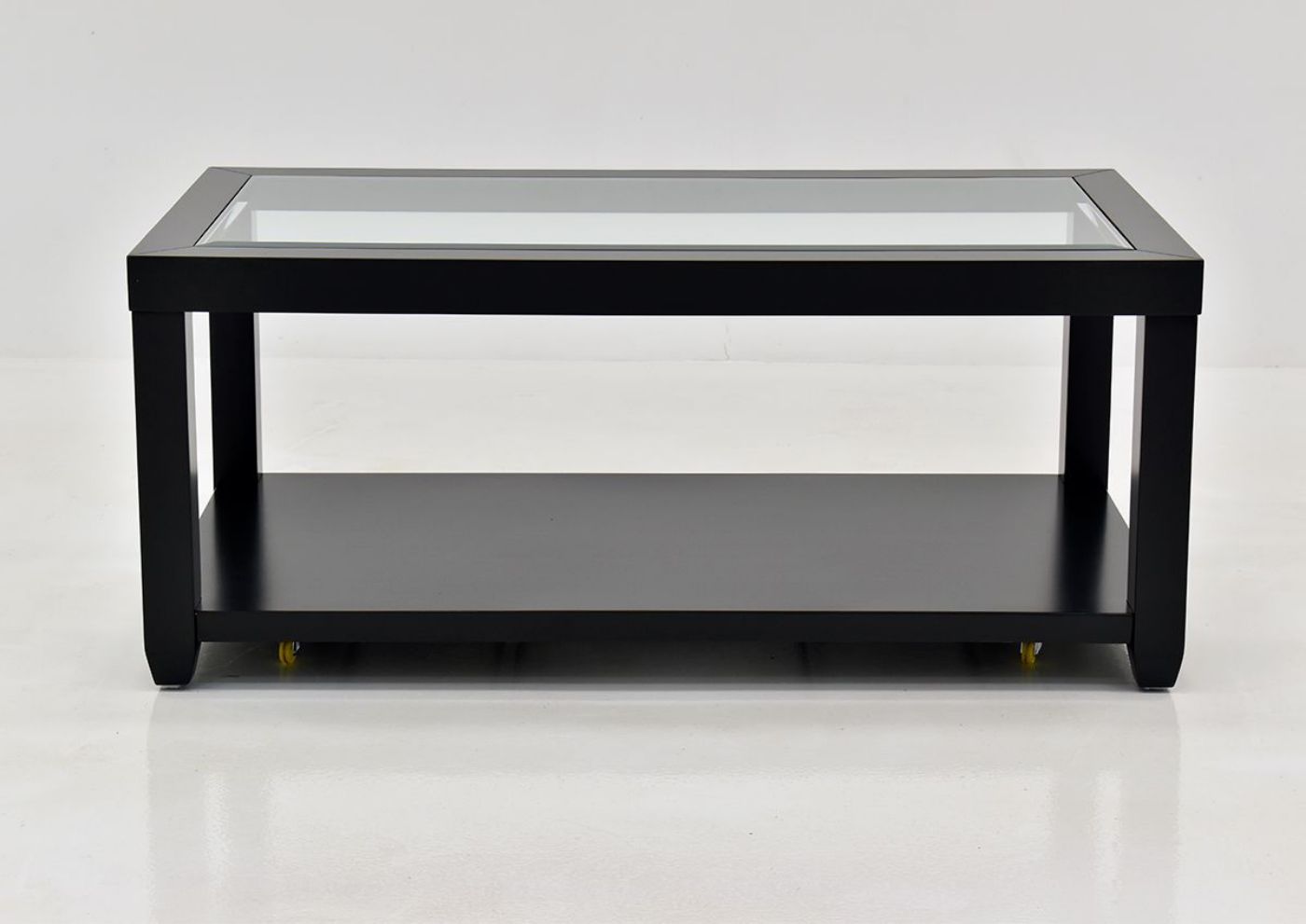 Black Urban Coffee Table by Jofran Showing the Front View | Home Furniture Plus Bedding