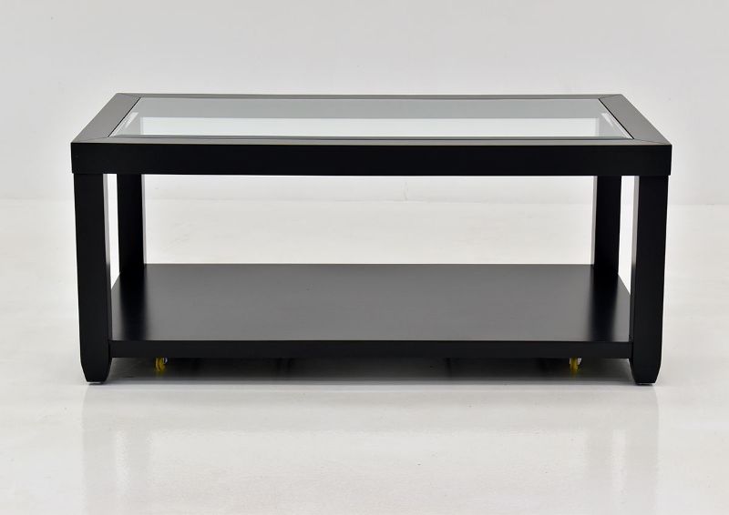 Black Urban Coffee Table by Jofran Showing the Front View | Home Furniture Plus Bedding