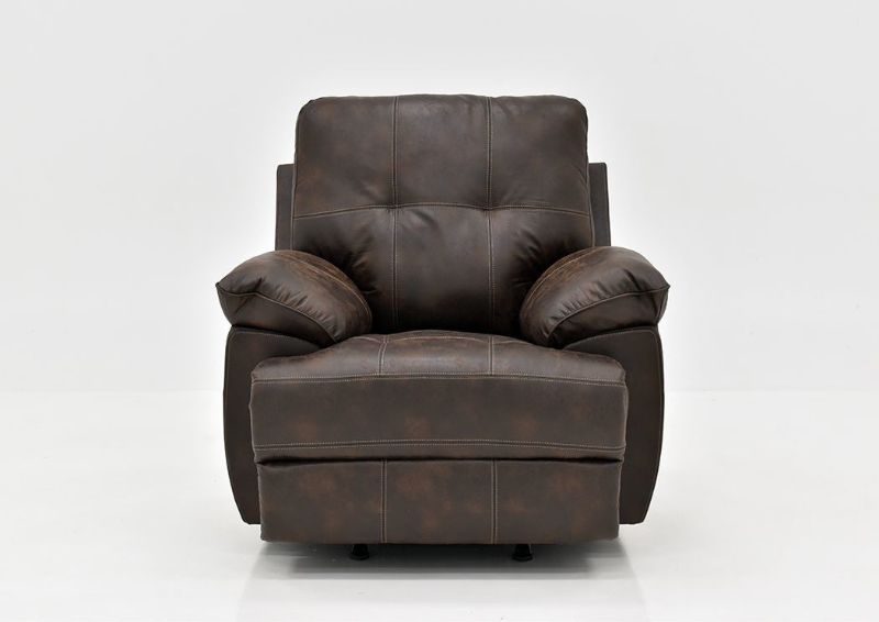 Brown Hollister Recliner by Standard Facing Front | Home Furniture Plus Mattress