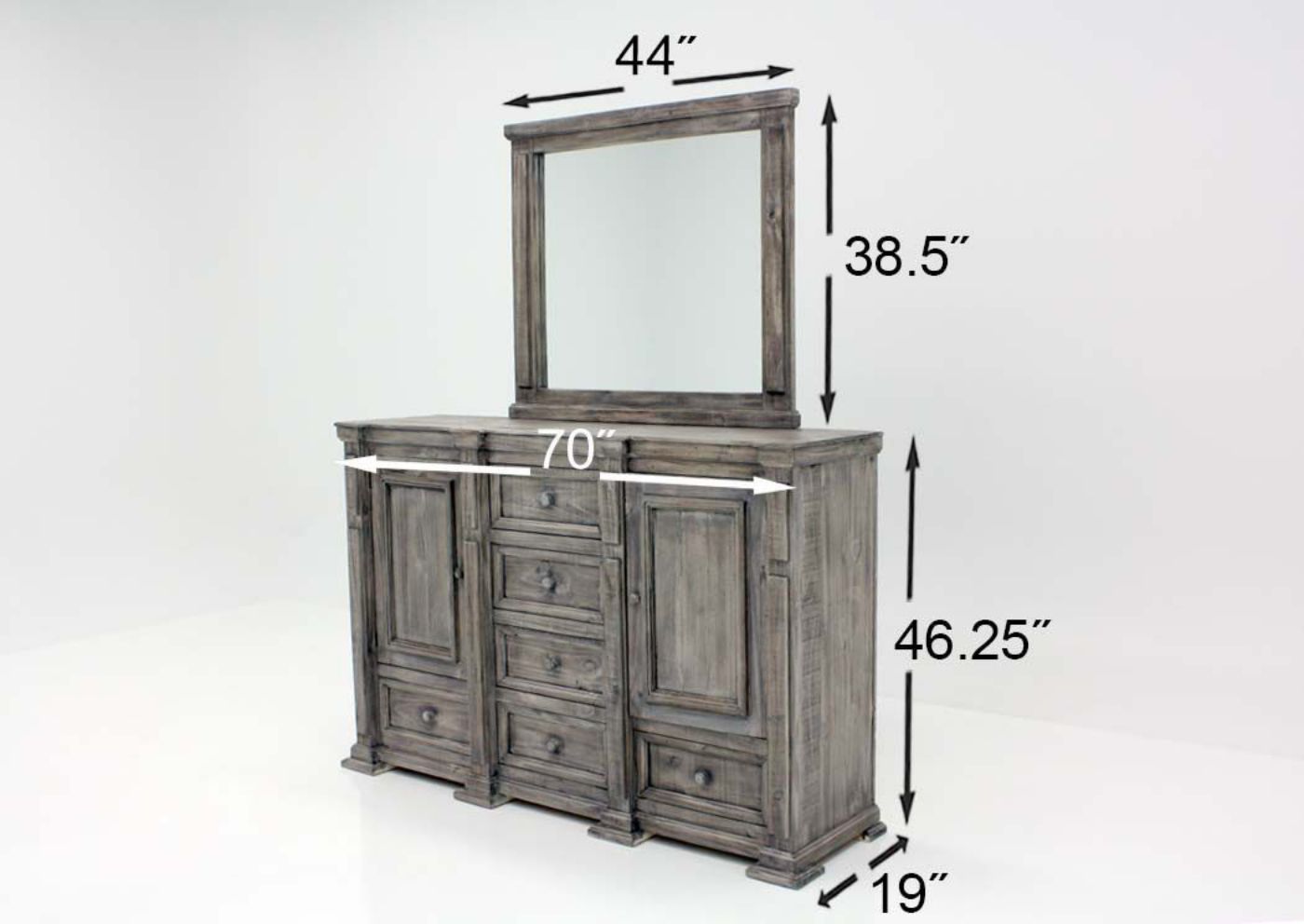 Picture of Maverick King Size Bedroom Set - Gray
