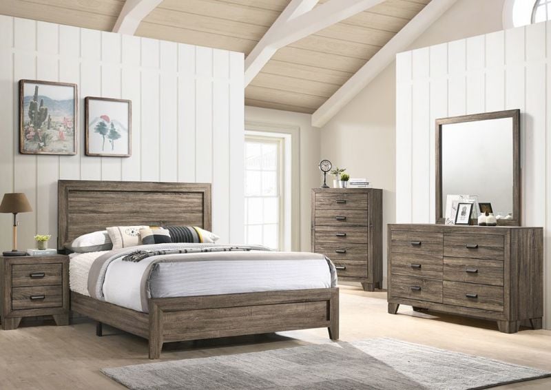 Picture of Millie King Size Bedroom Set - Gray