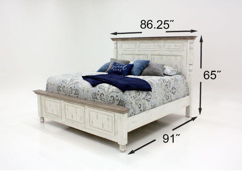 Martha King Size Bedroom Set - White | Home Furniture