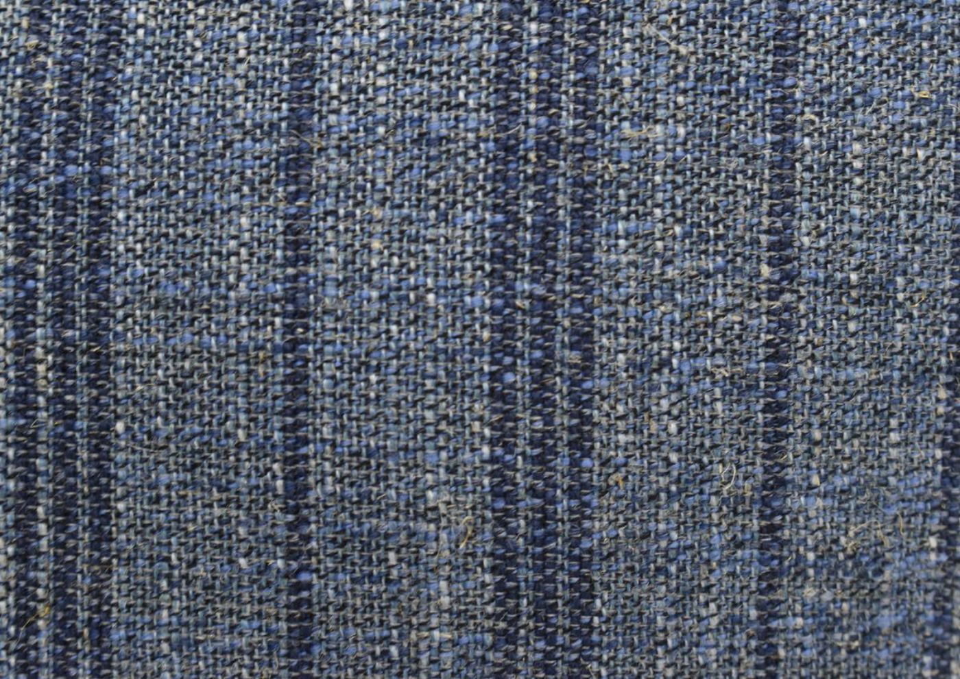 Brown Leather Monaco Loveseat by Franklin Furniture Close Up of Blue Accent Pillow Fabric | Home Furniture Plus Bedding