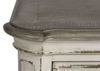Antique White Magnolia Manor Dresser with Mirror by Liberty Furniture Showing the Finish | Home Furniture Plus Bedding