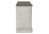 Antique White Magnolia Manor 74 Inch TV Stand by Liberty Furniture, Showing the Side View | Home Furniture Plus Bedding
