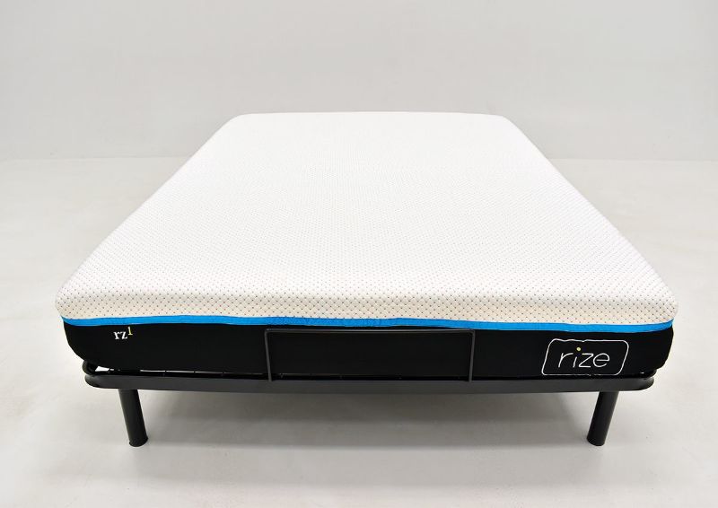 Copper Breeze Queen Size Mattress with FREE Adjustable Base by Rize Showing the Front View | Home Furniture Plus Bedding