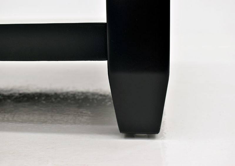 Black Urban End Table by Jofran Showing the Foot | Home Furniture Plus Bedding