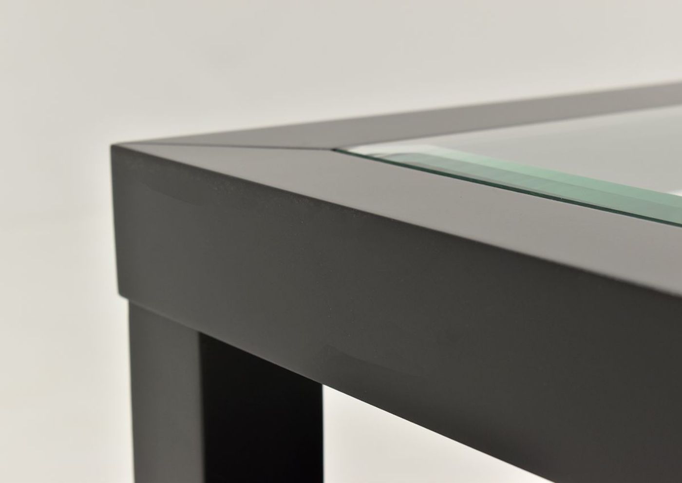 Black Urban Chairside Table by Jofran Showing the Table Frame | Home Furniture Plus Bedding