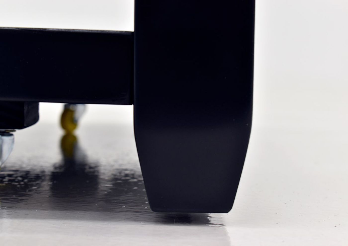 Black Urban Coffee Table by Jofran Showing the Foot | Home Furniture Plus Bedding
