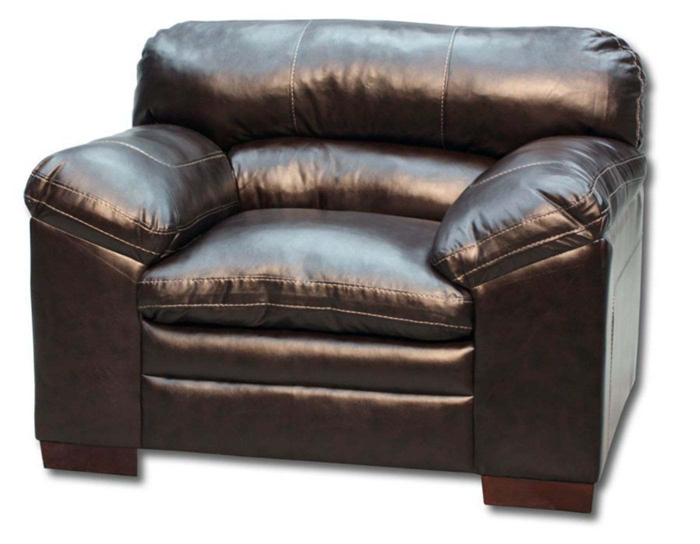 Dark Brown Bingham Chair by Simmons Upholstery at an Angle | Home Furniture Plus Mattress