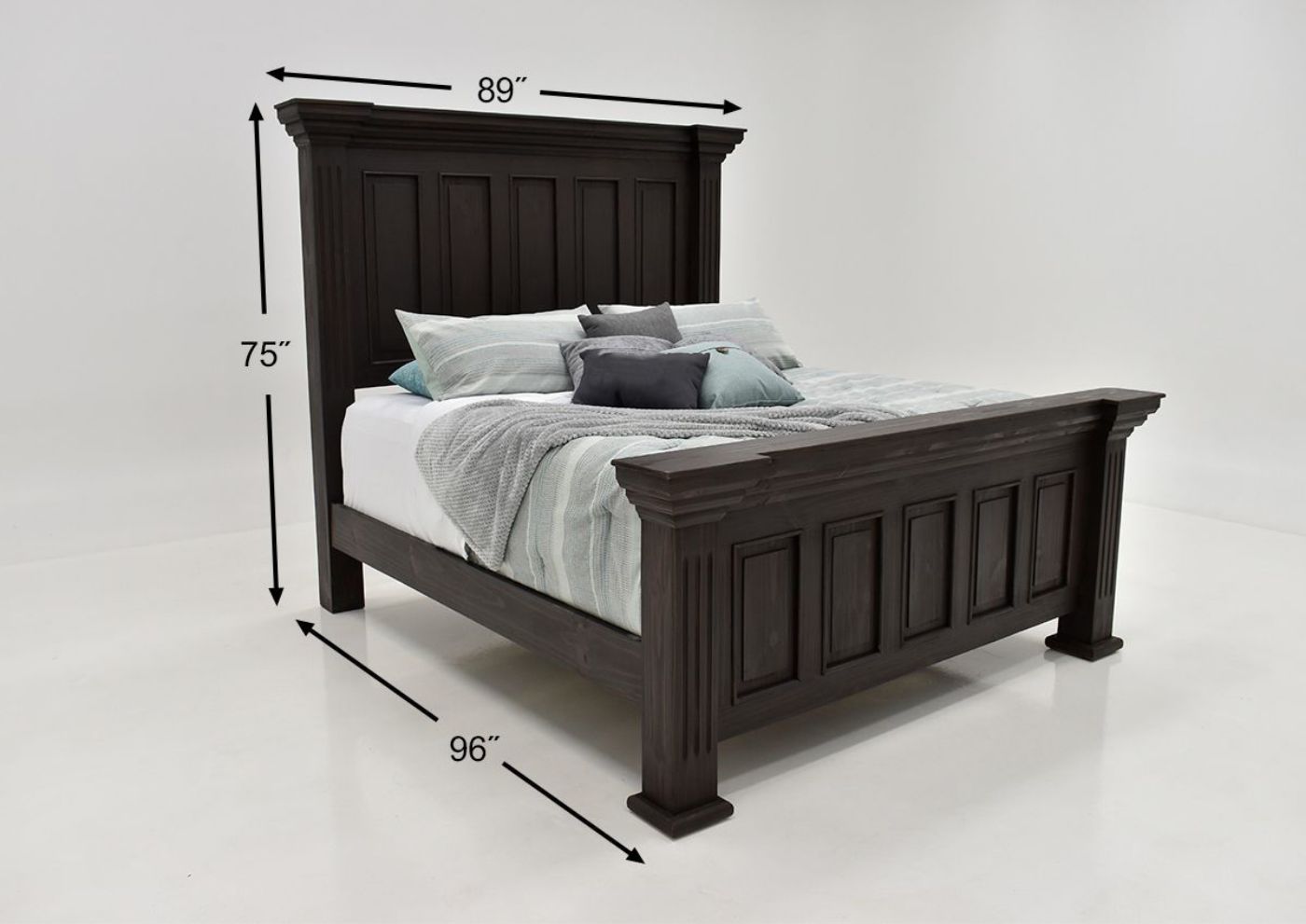 Picture of Chalet King Size Panel Bed - Brown