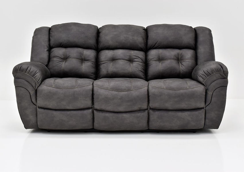 Denton Reclining Sofa Gray Home Furniture
