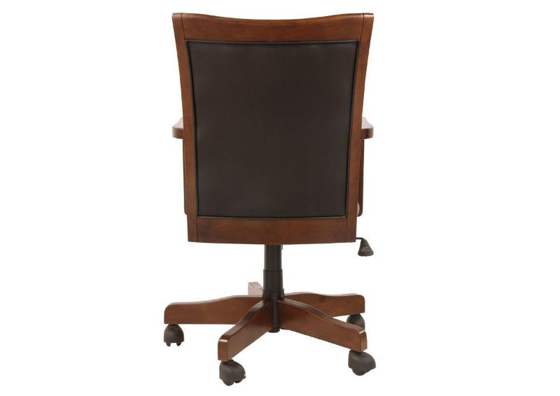 Brown Hamlyn Home Office Desk Chair by Ashley Showing the Back View | Home Furniture Plus Bedding