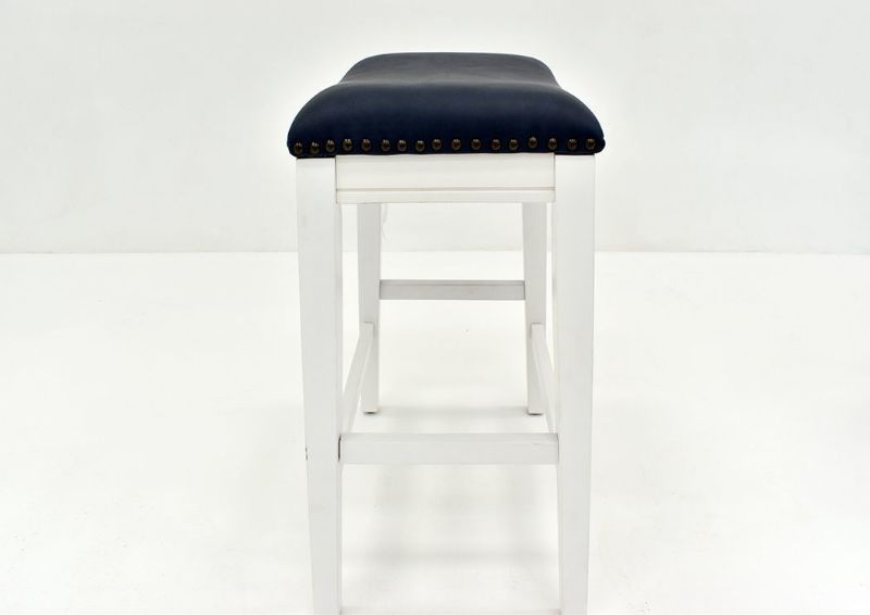 Dexter 24 Inch Bar Height Barstool by Kith Furniture Showing the Side View, Made in the USA | Home Furniture Plus Bedding