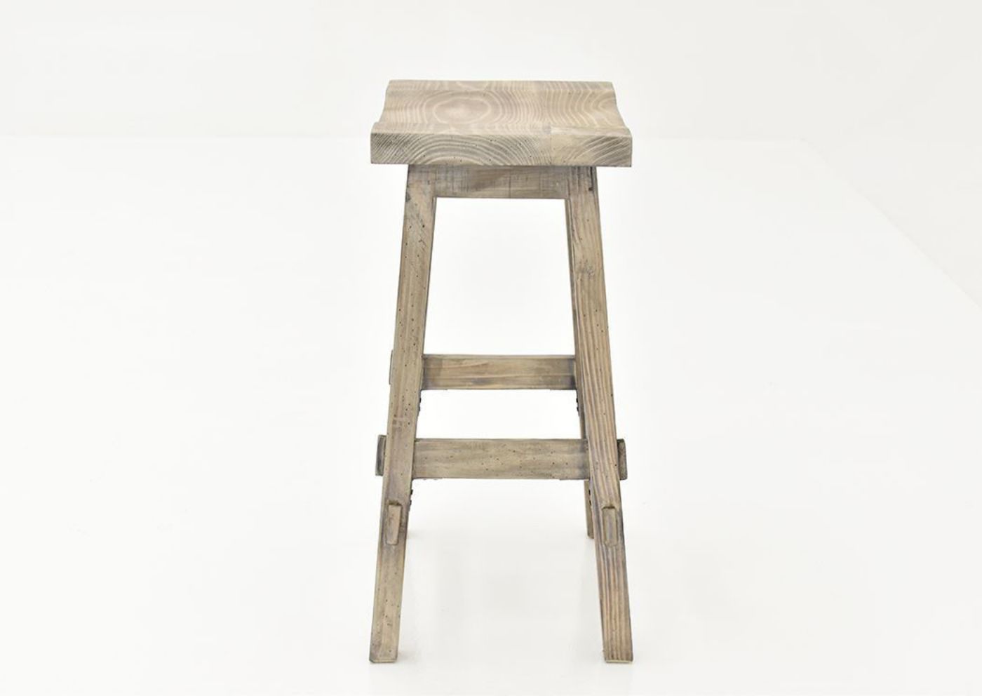 Vintage Gray Trent 24 Inch Barstool by Vintage Showing the Side View | Home Furniture Plus Bedding