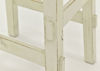 Rustic White Trent 24 Inch Barstool by Vintage Showing the Leg Detail | Home Furniture Plus Bedding