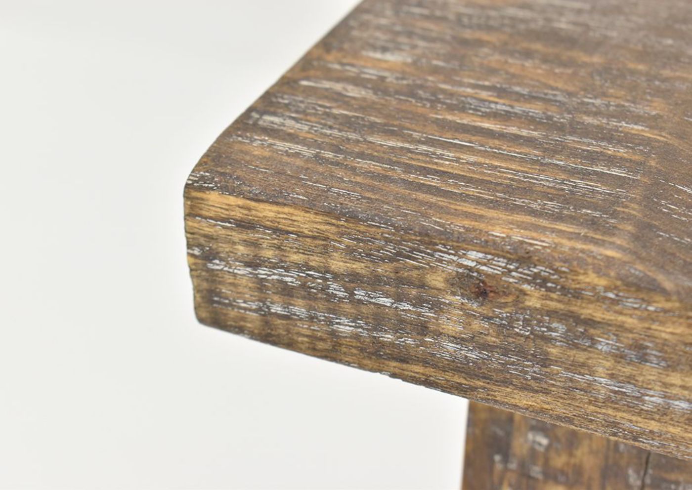 Barnwood Brown Trent 30 Inch Barstool by Vintage Showing the Seat Finish | Home Furniture Plus Bedding