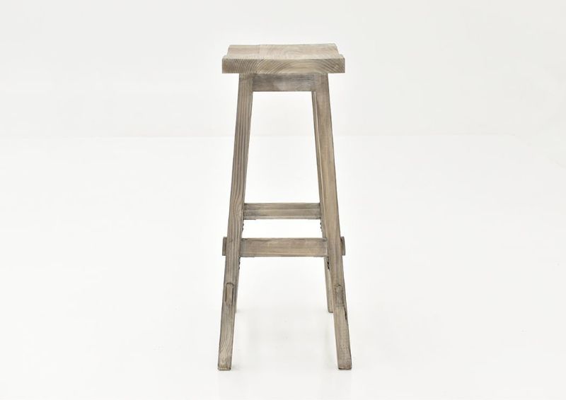 Gray Trent 30 Inch Barstool by Vintage Showing the Side View | Home Furniture Plus Bedding
